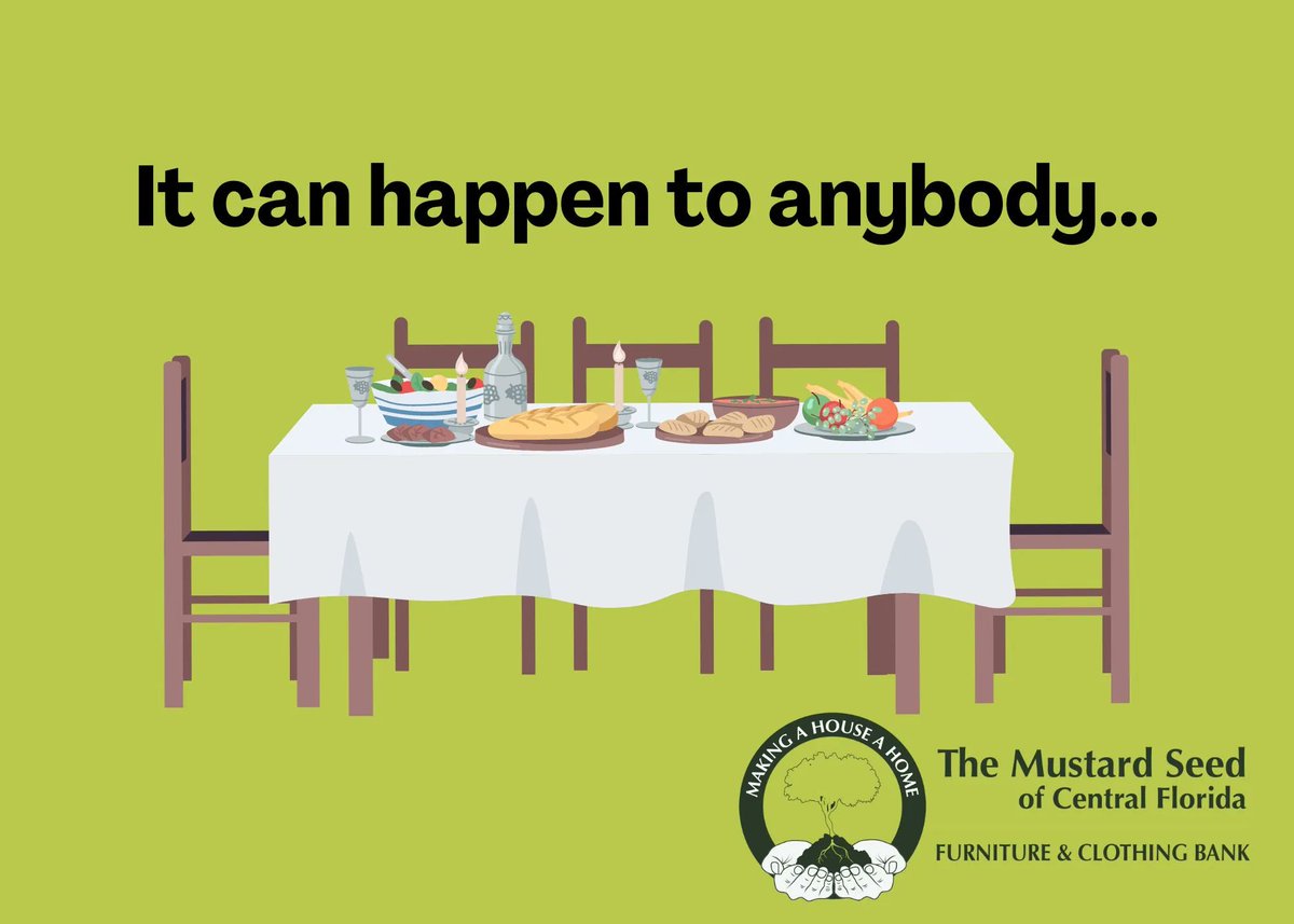 The Mustard Seed will be there to serve families in crisis, because homelessness, personal tragedy, or natural disaster can happen to anybody. Give today: buff.ly/3gqKqie