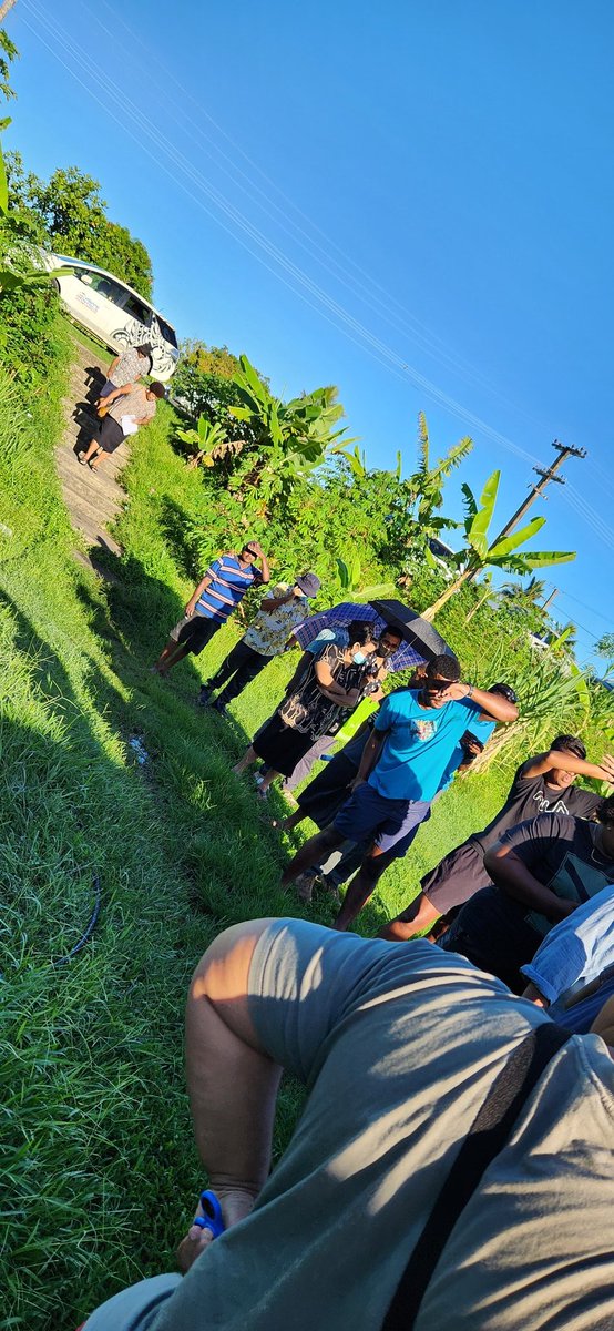 The one day I don't mind standing in line for long periods of time. The polls open at 7.30am today - its only 6.58am and I'm 15th in line. So happy to see Lautoka residents are showing up in numbers to vote! 

#vote #fijielections2022 #myfiji