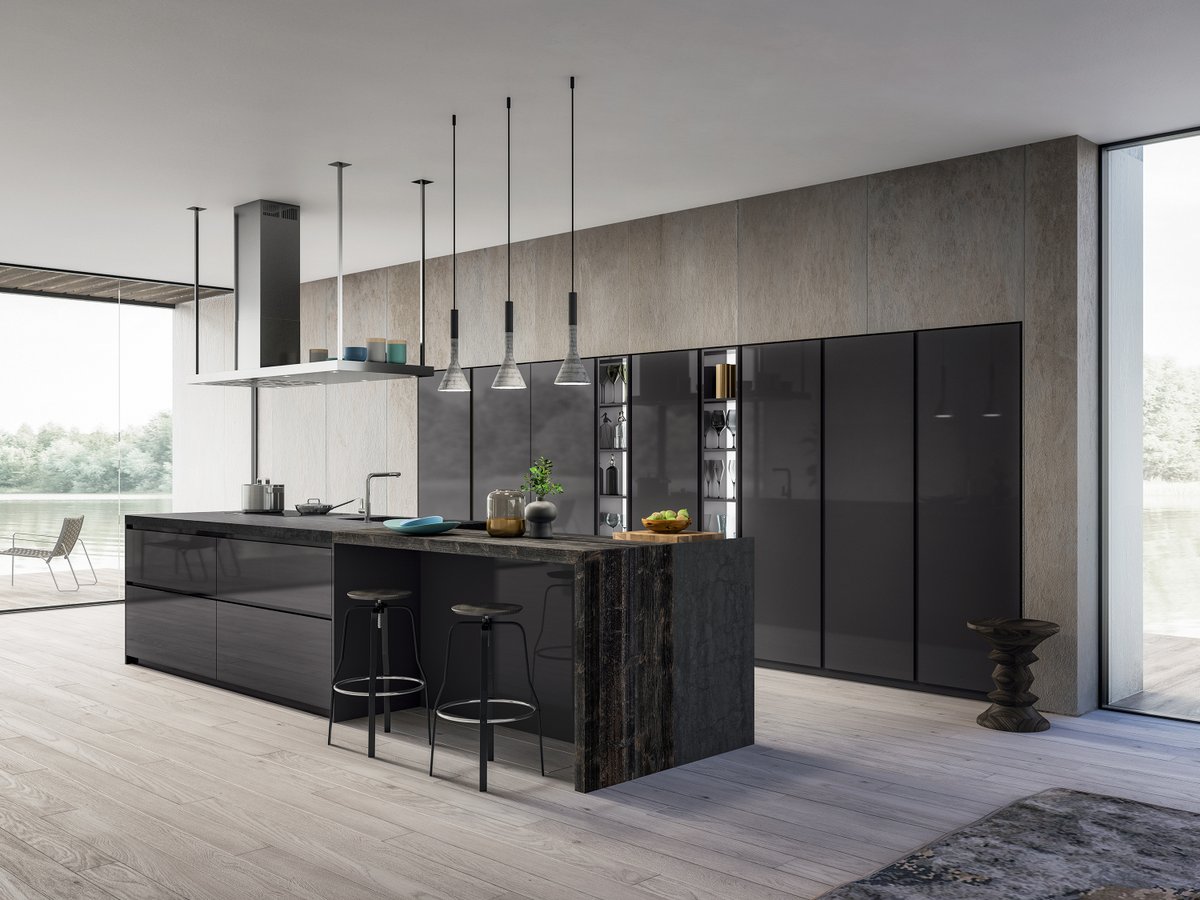 Découvrez nos conceptions et réalisations de #cuisine ow.ly/WO9Y50M2xtW #Garantie #services #Cuisiniste #electromenagers #Dressing #rangement