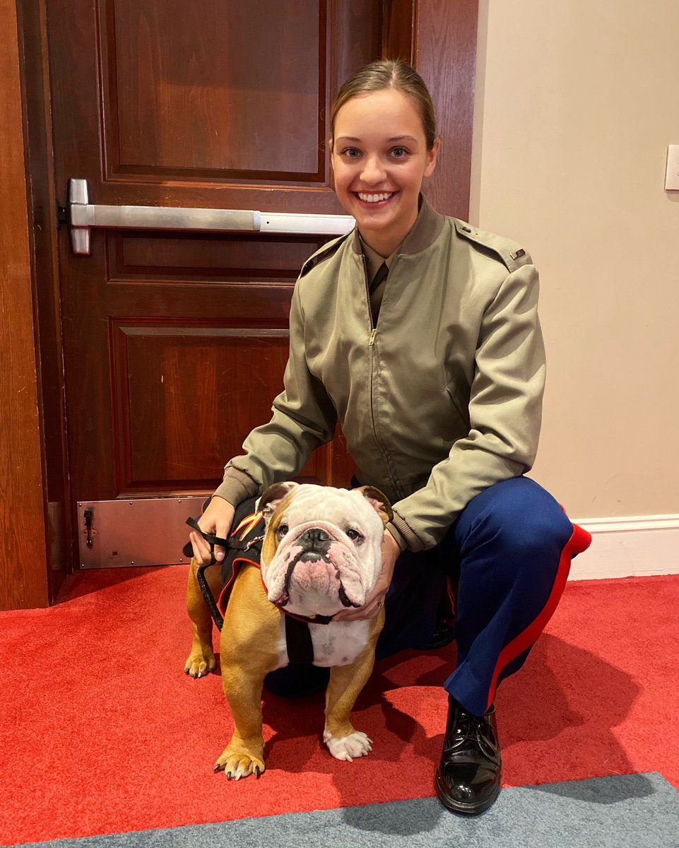 Introducing the Corps’ newest Pfc.

Fun day escorting the pup-arazzi.
