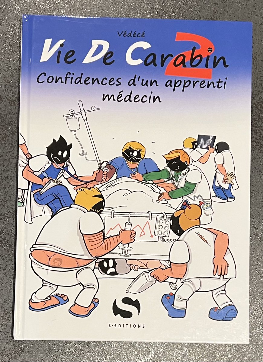 Un like+RT = une chance de gagner cet exemplaire de Vie De Carabin avec cette dédicace spécial noël 😁
