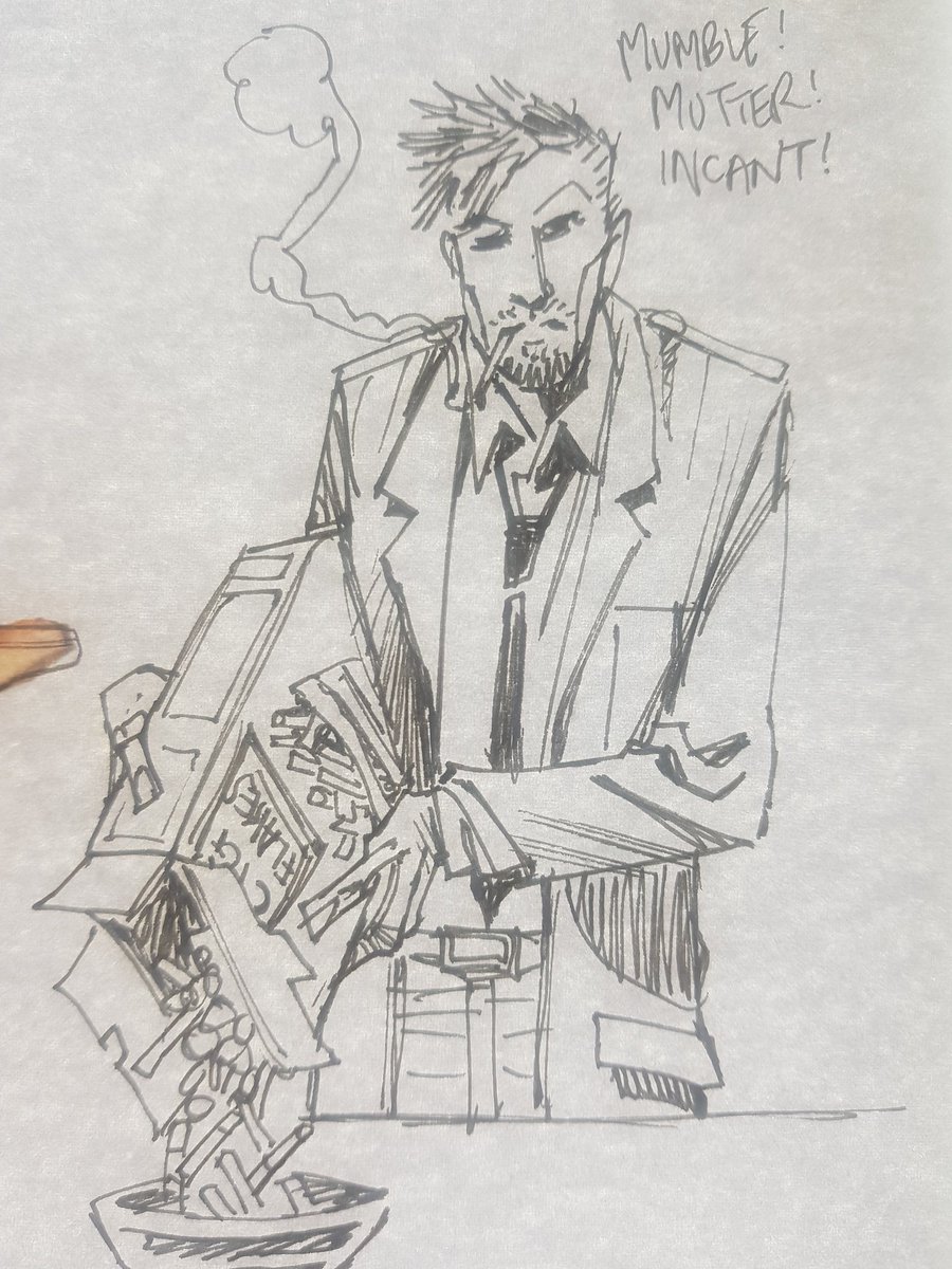 mccreaman's tweet photo. phone doodle...John Constantine having his breakfast....

#healthy #healthylifestyle #cigs https://t.co/0ayxtA0fMA