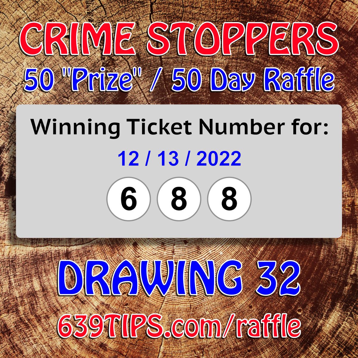 639tips's tweet image. 50-Prize/50-Day Raffle
Day 32 (Dec 13)
Winner: 688
Prize: $550 Academy Gift Card
Winner will be contacted with instructions for claiming the Academy Sports+Outdoors gift card.
#639TIPS #50Prizes50Days #18ToGo