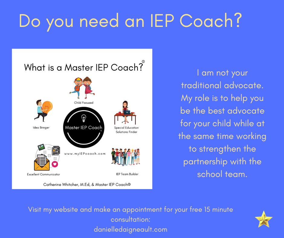 As the semester is wrapping up, we can review your child's progress so far this school year. And map out a plan to level it up second semester. 

#iep #specialeducation #teacher #coach #progress #disability #dyslexia #autism #adhd