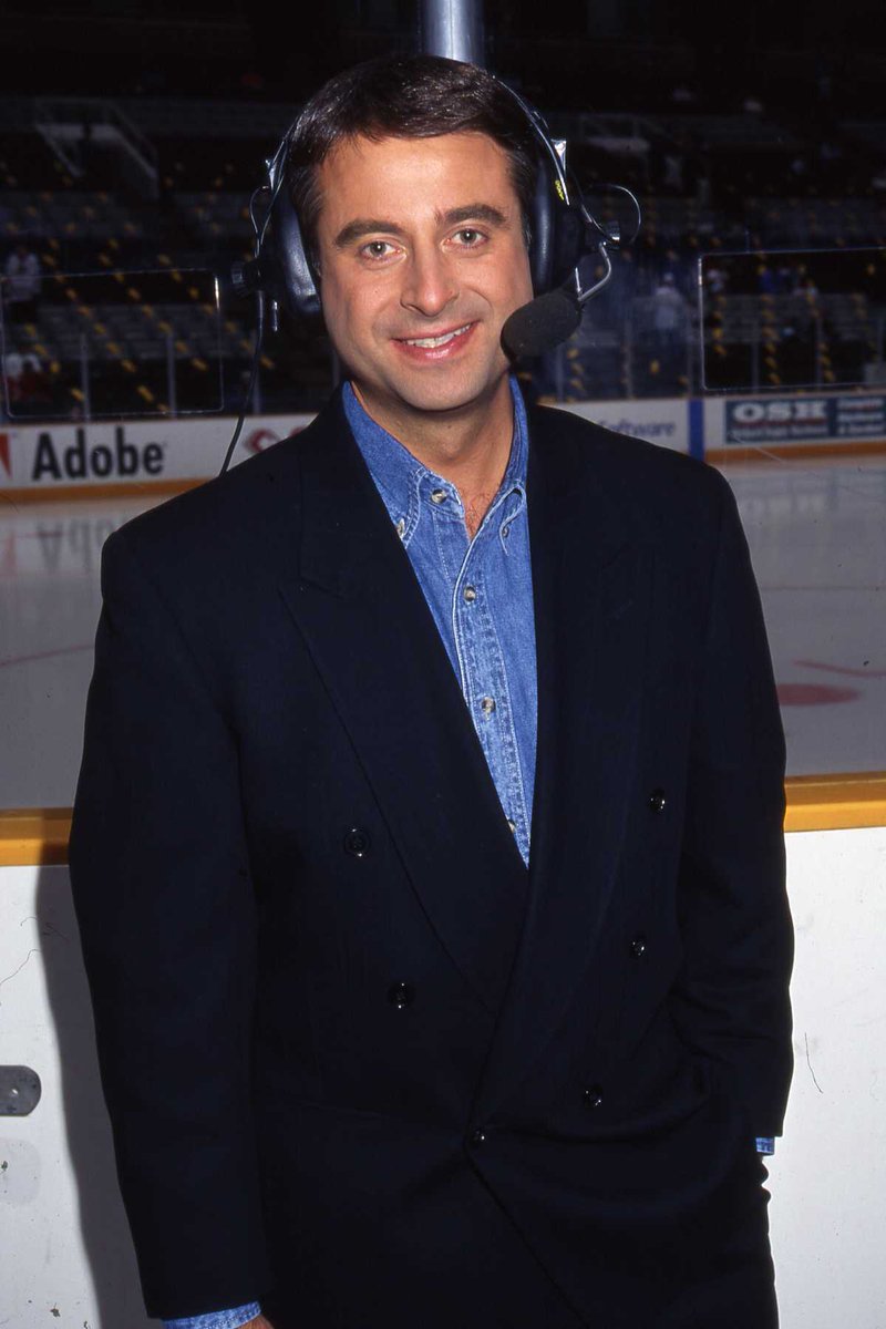 SanJoseSharks's tweet photo. A voice we all know and love will call his 2000th regular season game tonight 🦈💙

Congrats, @sharkvoice! https://t.co/hHaZvpVnMu