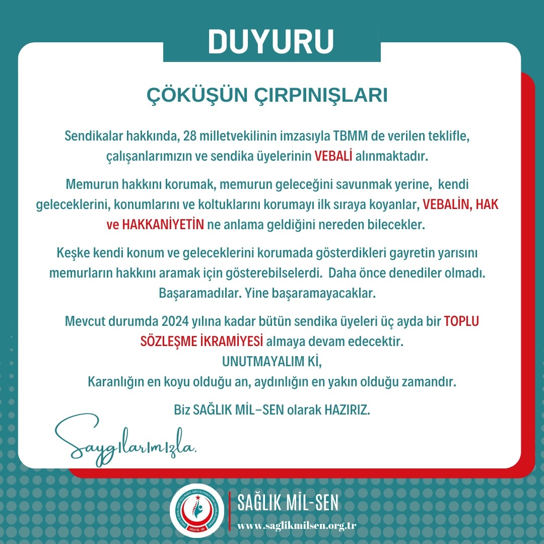 pinarhansariali's tweet photo. #MemurSatılıkDegildir https://t.co/IJqefmdGyo
