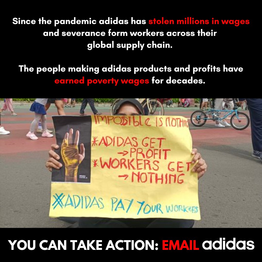 If only <a href="/adidas/">adidas</a> spent as much money on ensuring workers' rights in their supply chain as they do on footballers... If <a href="/LIONELMESSl/">Lionel Messi</a> is earning £25 million per year, adidas can afford to #EndWageTheft in their supply chain.

Email adidas at adidasSTEALS.com/take-action
#PayYourWorkers