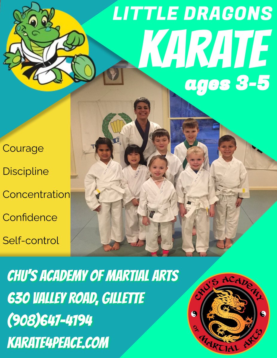 ChusAcademy's tweet photo. You deserve a martial arts class that teaches your child safety and life skills. Our Little Dragons program is the perfect place to start! Sign up your 3- to 5-year-old and get read for epic Wednesdays from 4 to 4:40 PM! https://t.co/41DFWM2EHB