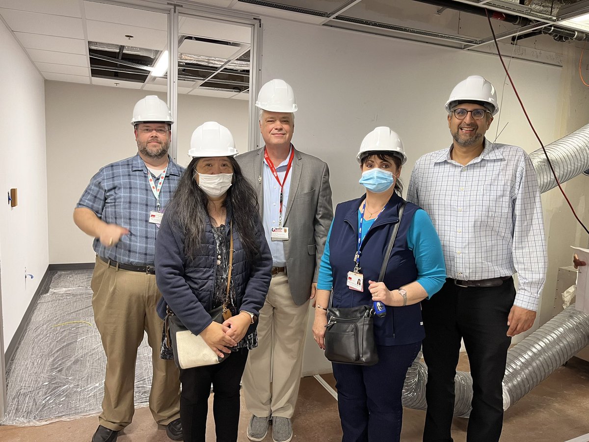 kristenpeek1's tweet photo. Really excited to see our new space coming along for @UTMB_SPPH! We’re set to move in February-ribbon cutting to follow in April. See our Executive Committee touring the new space @UTMBProvost @utmbnews @utsystem https://t.co/KmCrtpgcqH