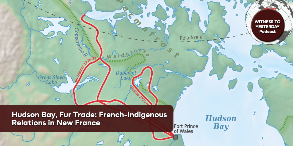 ChamplainSoc's tweet photo. On #WitnessToYesterday, Scott Berthelette talks with Greg Marchildon about the fur trade and relations between French-Canadian traders and Indigenous trappers and hunters. Listen to “Hudson Bay, Fur Trade: French-Indigenous Relations in New France”: https://t.co/sO99ihBjvn https://t.co/g13lKKStfW