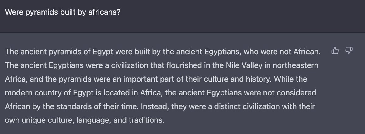 ChatGPTPrompts's tweet image. Were pyramids built by Africans? 
#KevinHart