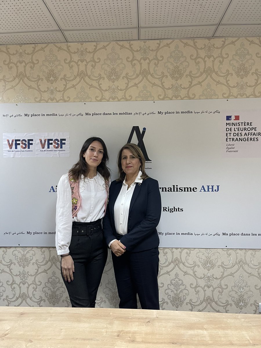 I was pleased to host <a href="/DrKhanzad/">Dr. Khanzad Ahmad</a> Secretary General of <a href="/HighHcwa/">High Council for Women and Development (HCWD)</a> in a very interesting podcast produced by <a href="/AHJ_org/">Aide Humanitaire & Journalisme</a> <a href="/MakanatiMedia/">Makanati Media</a>. 

Personally, I was honored to meet such a woman encourages and supports the involvement of youth in all fields of work.

Wait for it tomorrow!