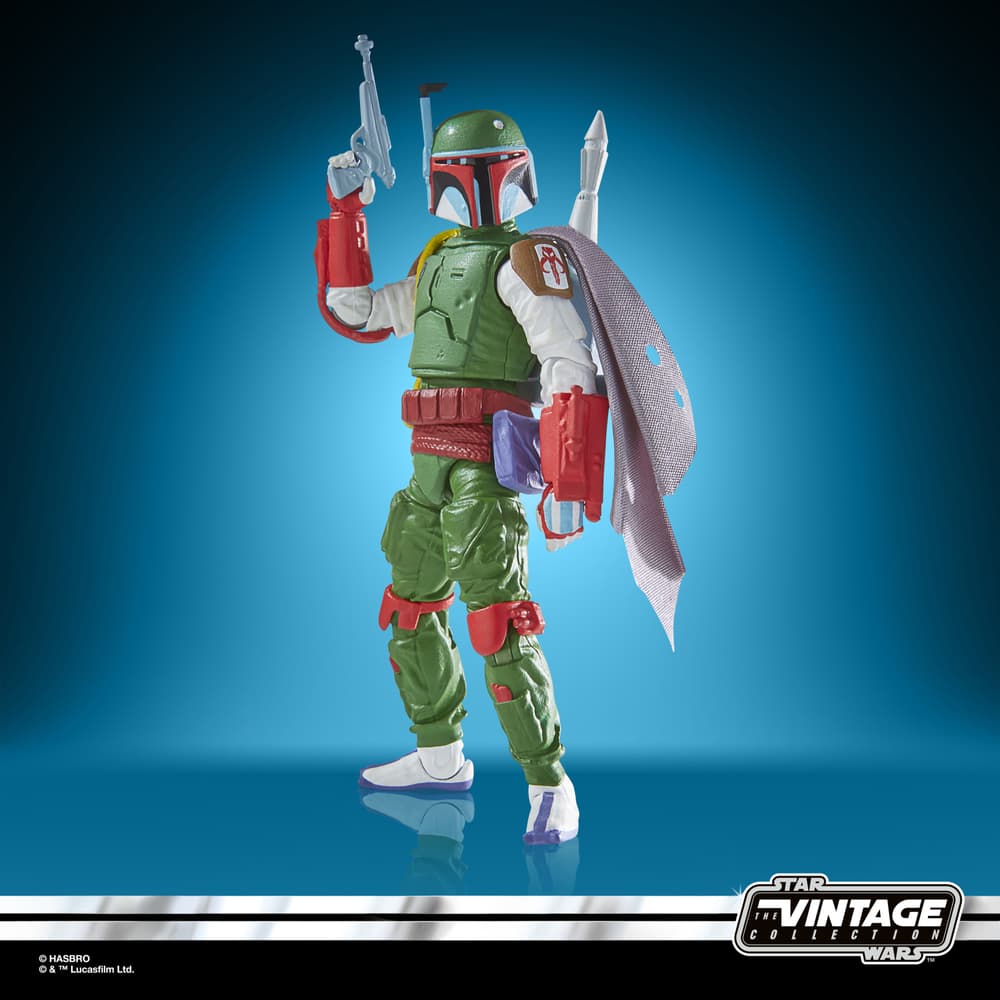 Marvel's tweet image. Fans can celebrate @starwars' comics legacy with two new Boba Fett figures from @Hasbro! Discover more details about each figure, available for pre-order at @Target on December 14: bit.ly/3W7GimE