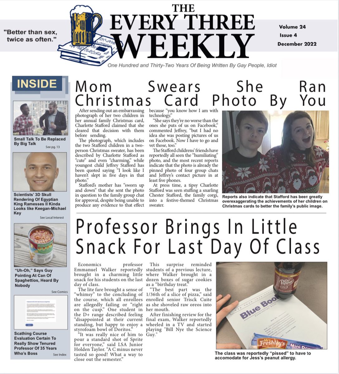 BREAKING: FINAL GRADES, DECEMBER EDITION DROPPING