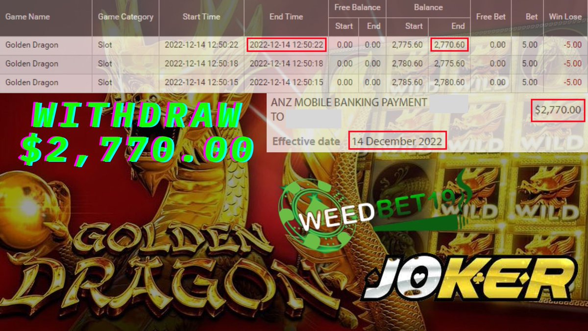 weedbet19's tweet photo. 🎉Congratulation To Weedbet19 Member Get Withdraw🎉

💨 Platform : Joker
💨 Game : Golden Dragon
💨 Deposit : $230
💨 Withdraw : $2770

Join us now and become the next winner💓
WhatsApp CS1 : https://t.co/bORMXkOe2s https://t.co/xHLJXx8qY0