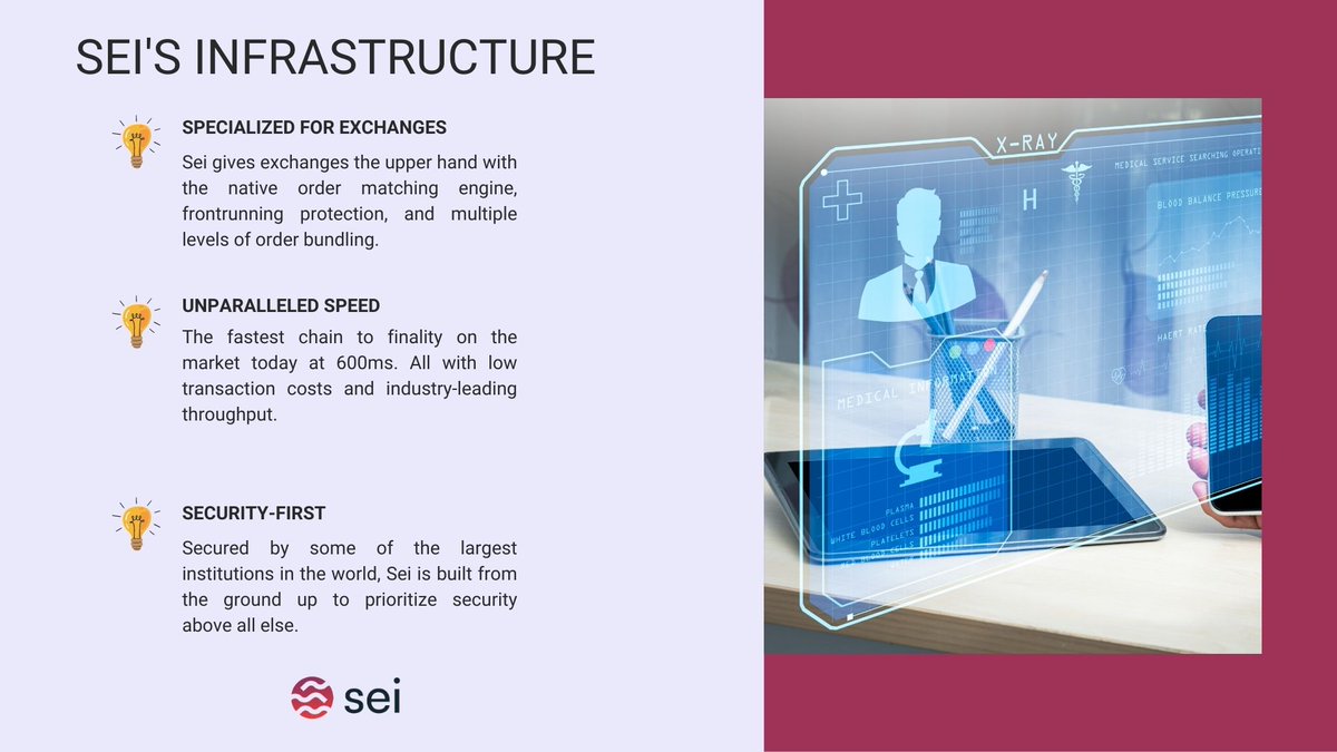 IamSevaTap's tweet photo. These are the main elements and features of the @SeiNetwork's #decentralized #NASDAQ  that you should learn more about💡
#DisruptDeFi #Sei #blockchain https://t.co/WCRqTNbcSJ