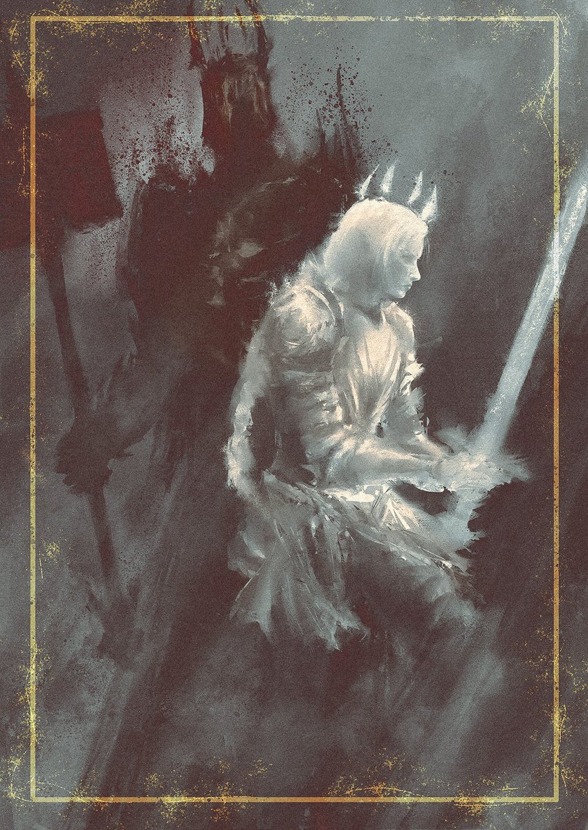 Dropping off more Tumblr stuff, #haladriel #saurondriel 🥲 I do wonder what we might be getting next season, maybe Vickers wearing sunglasses and a moustache, totally not Halbrand. #trop