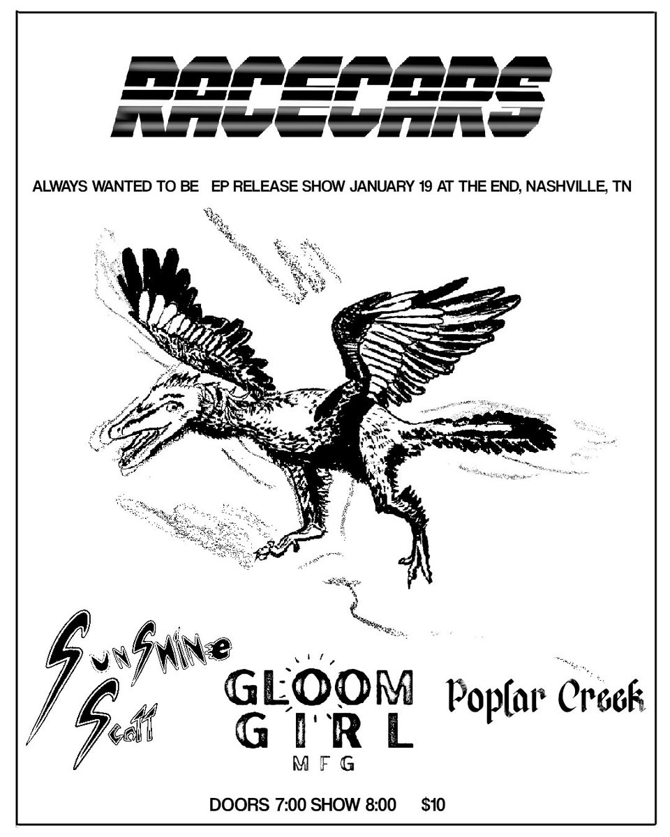 poplarcreektn's tweet photo. LETS GET WEIRD.
1/19/2023 @ @EndNashville 
supporting RACECARS ( @racecarsband )
EP Release show. 

Flyer art by @rat_paws_band on IG🙏🏻

#localshows #localnash #nashvillebands #gloomgirlmfg #racecars #theendnashville #diytillidie #diynashville #epreleaseparty #januaryshows https://t.co/VT1QpTYKqk