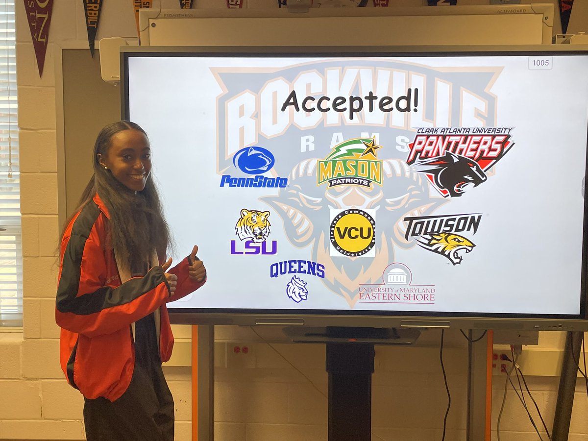 Huge congratulations to Arsema on her recent acceptances! We are so proud of you!