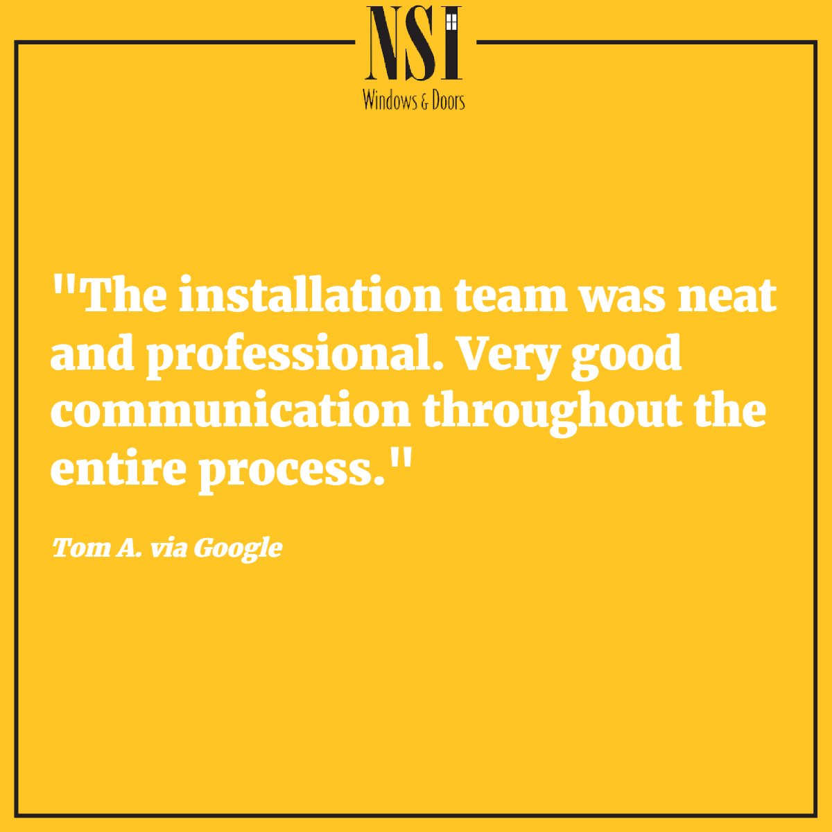 inc_nsi's tweet image. Peruse our windows and sliders to see what you need; We guarantee the installation will be smooth. Don't just take our word for it, though! Take Tom's. #NSIWindows