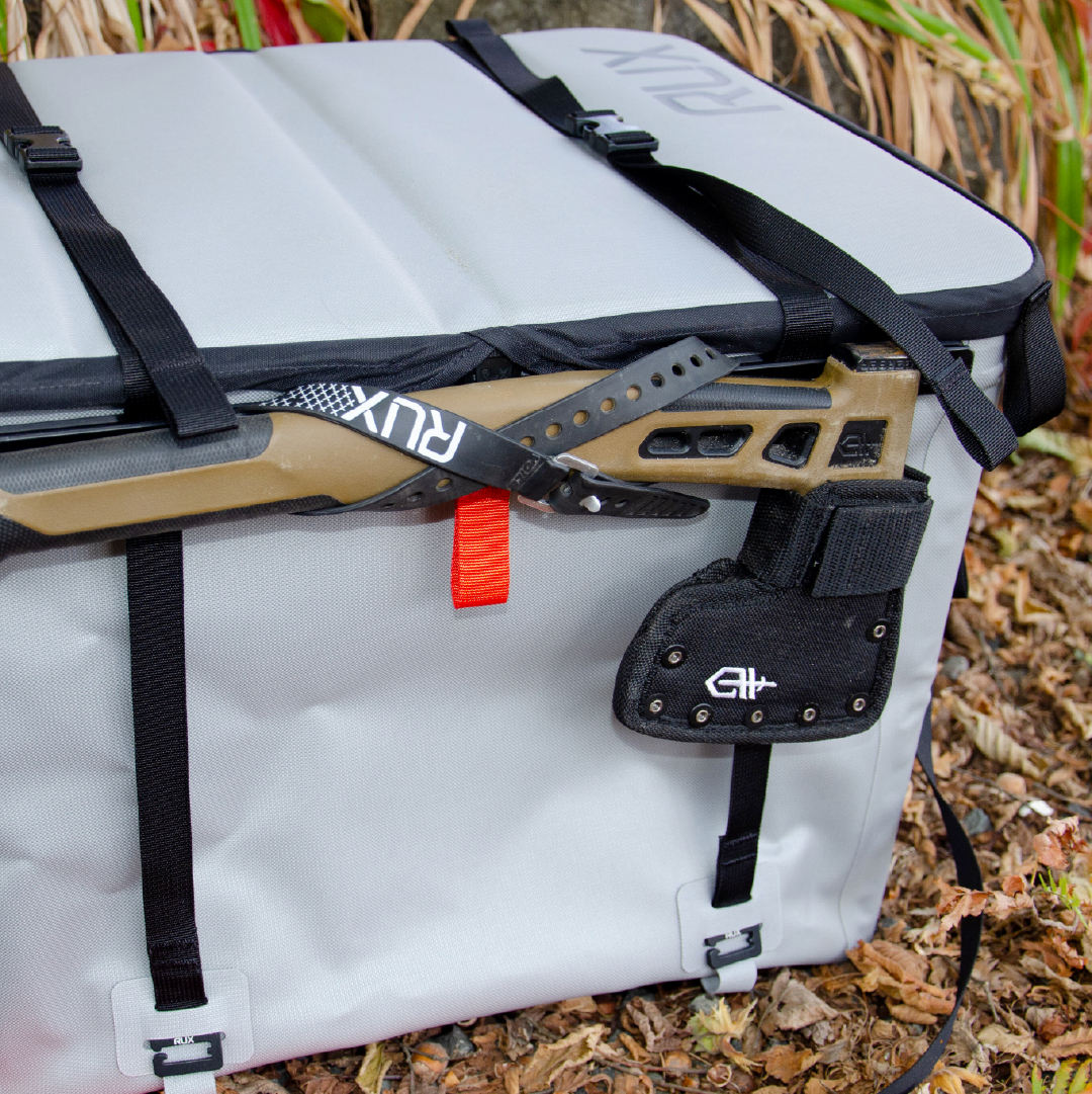 The perfect stocking stuffer to strap ANYTHING
to EVERYTHING. If you’re looking for ideas for things
to secure, may we suggest a RUX 70L? 😉

#ruxlife #tightgearlooseplans #99WaysToRUX