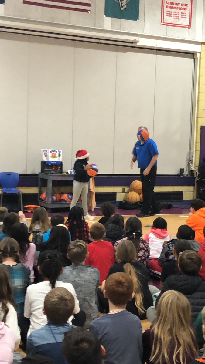 Magee3rdgrade's tweet photo. Jim Basketball Jones is spreading positivity at Wegienka today! @WegienkaWildcat https://t.co/I2yySjZVJl