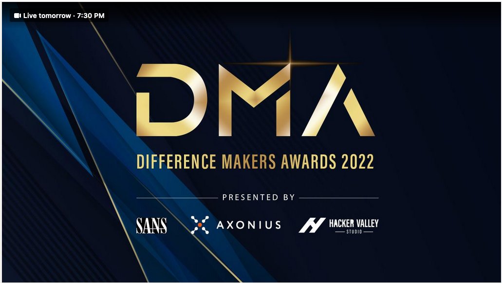 Jon__DiMaggio's tweet image. I am looking forward to the SANS Difference Makers Awards 2022 tomorrow! Best of luck to my fellow colleagues! I won&apos;t lie, I REALLY hope to win book of the year for &quot;The art of cyberwarfare&quot; but am ready to write another if @hAPI_hacker beats me! #DifferenceMakers #HackerValley