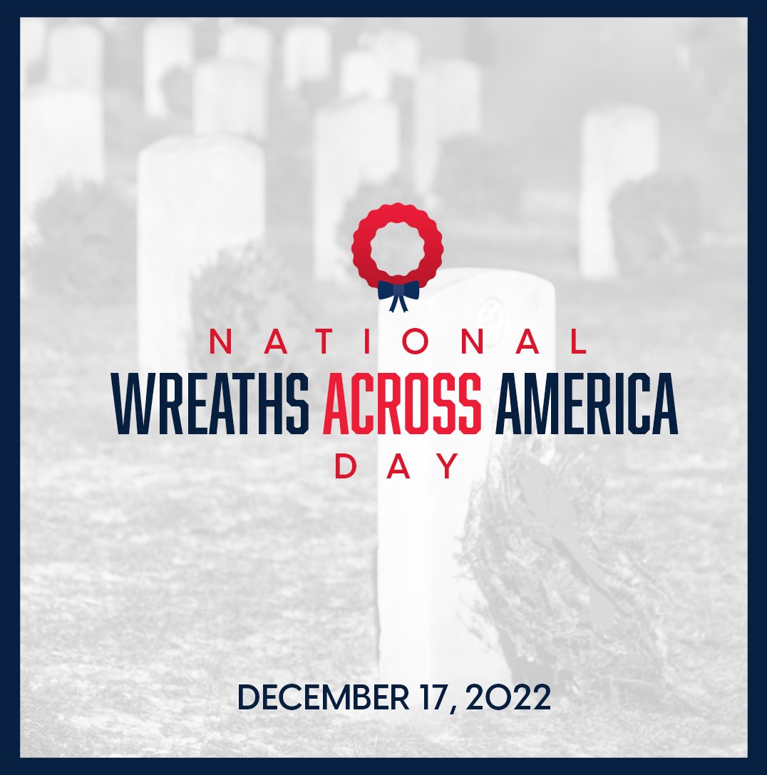 This holiday season there will be many homes across America with an empty seat – a seat typically filled by a service member who is abroad, or one who has made the ultimate sacrifice. On this @WreathsAcross America day, let's honor the sacrifice service members and families make.
