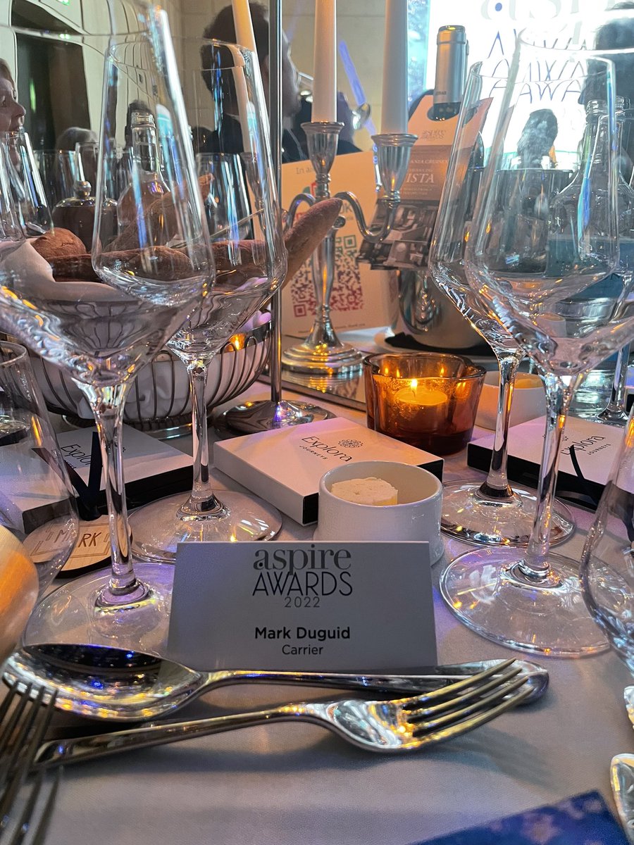 markduguid's tweet image. An overwhelming night @ #AspireAwards2022, my last event as Carrier MD. 

So many best wishes from friends across luxury travel &amp;amp; we held BOTH of our awards - luxury operator and luxury team of the year!  Our very own @rmistry23 also won a special recognition award! 🍾