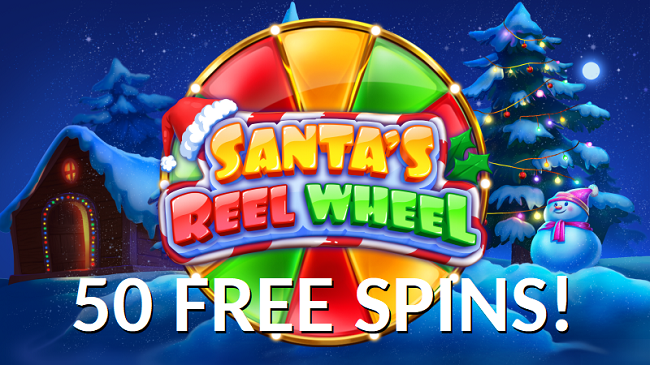 Santa’s Reel Wheel Slot!
GET 50 FREE SPINS!
American Players Welcome!

Visit:  

