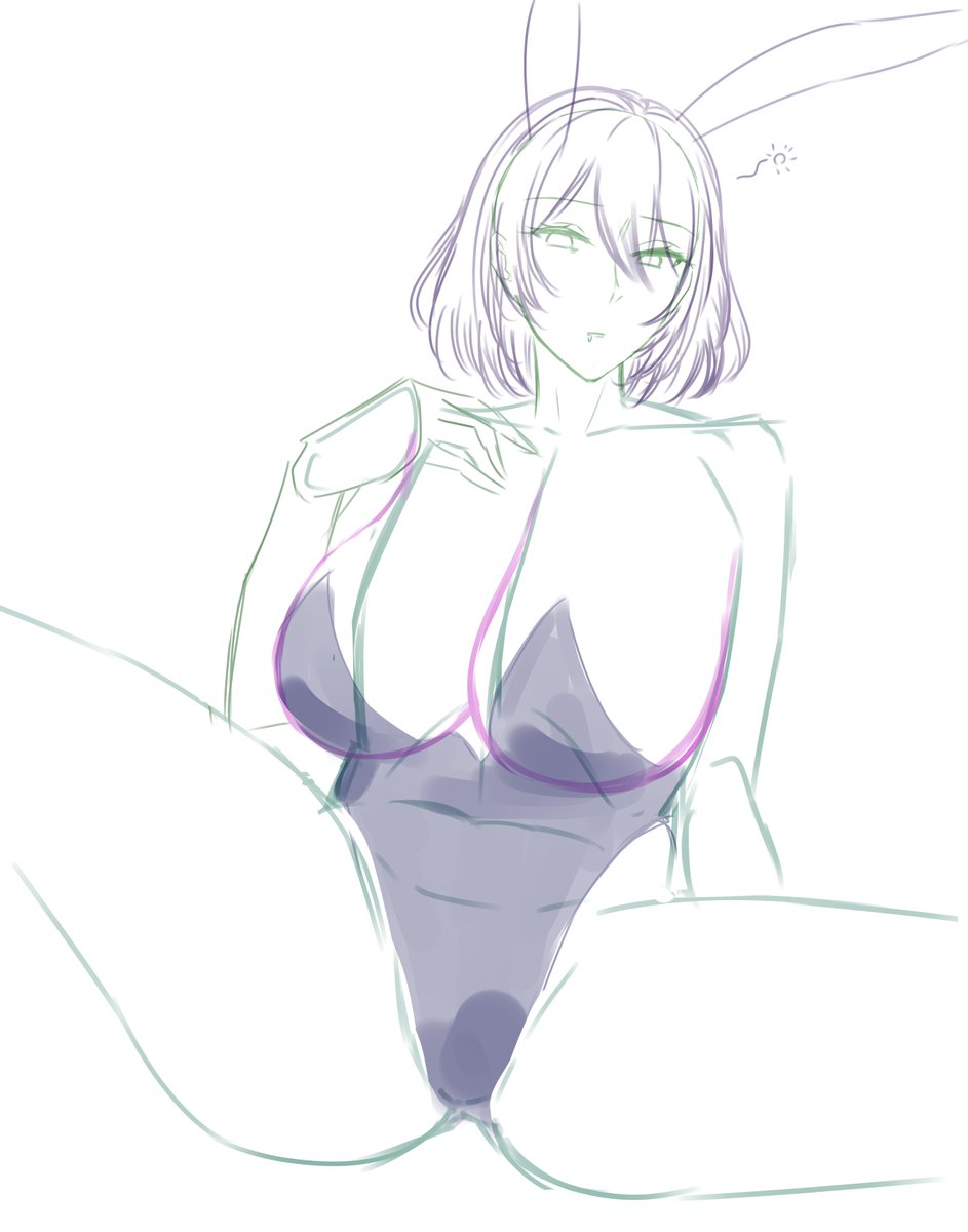 もしかしたらこんな感じのティタニア描くかもというラフ 