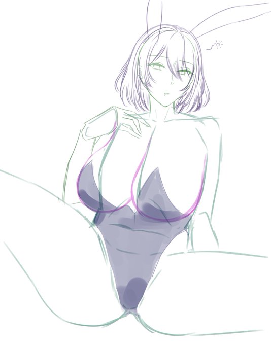 もしかしたらこんな感じのティタニア描くかもというラフ 