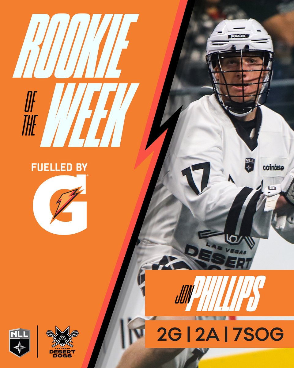 NLL's tweet photo. Your Player and Rookie of the Week fuelled by Gatorade
Week 2 | @GatoradeCanada https://t.co/aEpHIuwxq5