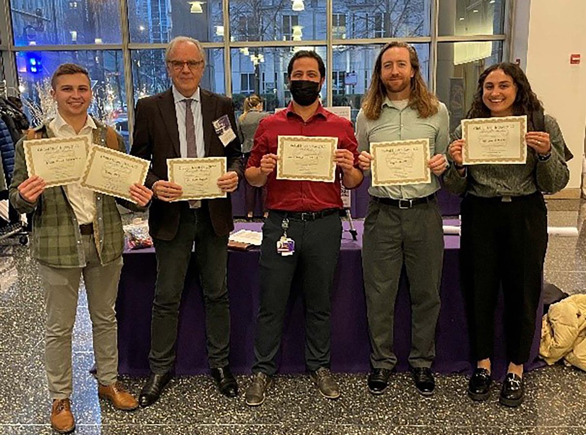 Congratulations, to Poster Winner &amp; IEMS PhD candidate, Eugene Wickett! Read more about 11th annual Northwestern Medicine Global Health Day. mccormick.northwestern.edu/industrial/new…