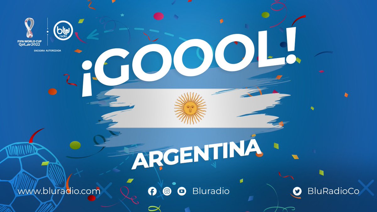blogdeportivo's tweet photo. @Argentina @HNS_CFF @BluRadioCo #Min34 ¡Goooooooooooooool! ⚽ #Qatar2022 Messi abre el marcador para la albiceleste desde el punto penal
@Argentina 🇦🇷 1 - 0 🇭🇷 Croacia (@HNS_CFF)
Conéctese con la transmisión del equipo deportivo de @BluRadioCo » https://t.co/x3LOPpycPO « https://t.co/XLahIYHNcr