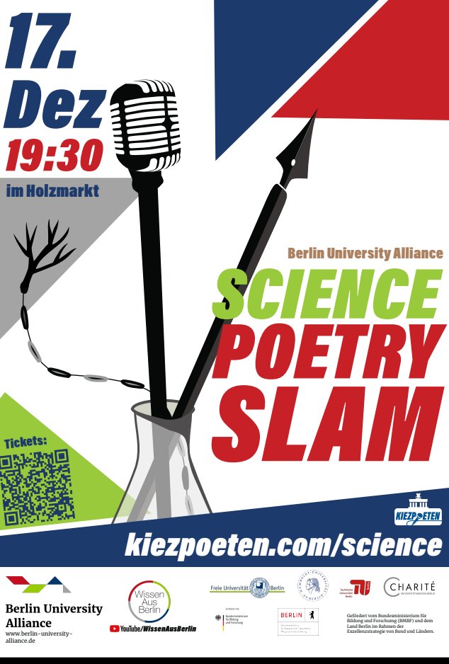 Saturday, 17th November, I will present my #boneResearch from @ChariteBerlin and @MpiciPotsdam at a #scienceslam in #Berlin . All people interested in @WissenAusBerlin and #wisskomm are more than welcome!
You can get your ticket 20% cheaper with the code 'science team'