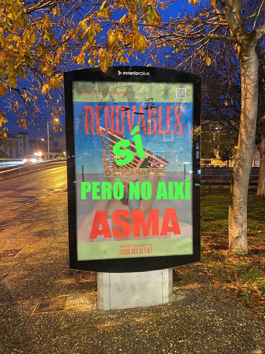 No us deixeu enganyar per la campanya actual a favor de la implantació de macroprojectes de renovables. Renovables sí, però mai destruint la biodiversitat ni banalitzant malalties greus!