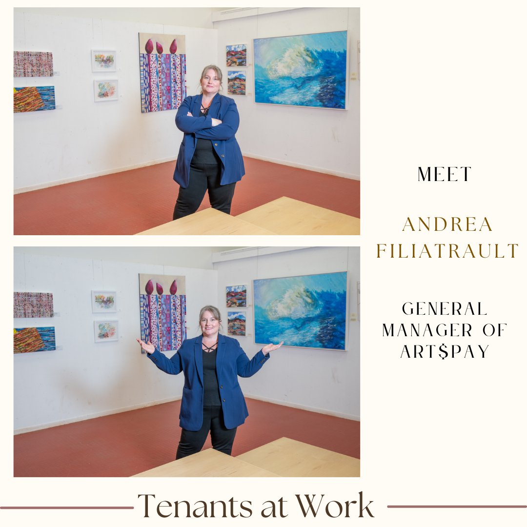 More tenants have joined 44 Gaukel! Meet <a href="/ArtSPayWR/">Art$Pay</a>, led by General Manager, Andrea Filiatrault. They have already hosted some awesome exhibitions &amp; programs. They love the artistic atmosphere and flexible spaces. Visit their website for info. Image: John Spaulding Photography