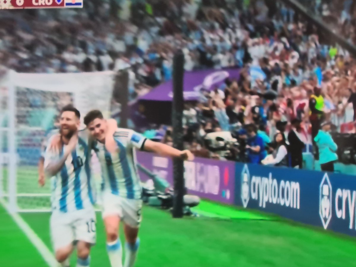 luisbremer's tweet photo. Goooooooooooollllllllll
Argentina 2 
Croacia 0
#ArgentinaVsCroatia 
#Qatar2022 https://t.co/cnSRSOS1jG