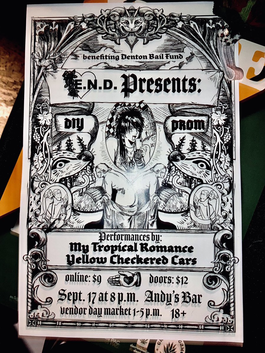 juirregoh's tweet photo. Blank version of the venue poster I did for @EmoNightDenton ✌️🫶 https://t.co/maEhwmPS08