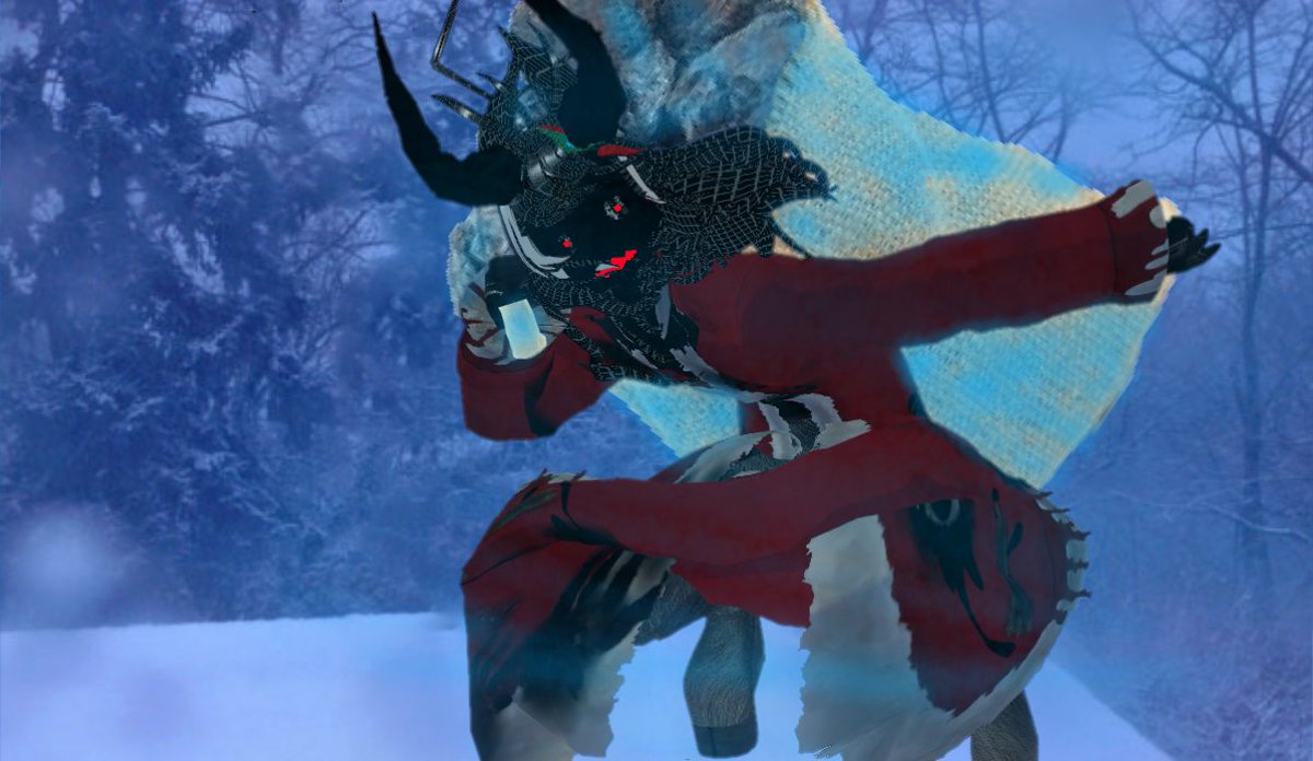 AinulVT's tweet photo. THIS SATURDAY!
Have you been NAUGHTY OR NICE ?!
Send your (ToS-sensible) PNGs and find out if you get a present or coal... Feat. Krampus AND @Nebriide !
#VTuber #ENVTuber #VTuberUprising #AinulVTuber #TheRGBoys #TheCMYKings #Nebride #christmas2022 https://t.co/Op4eGsXTkv