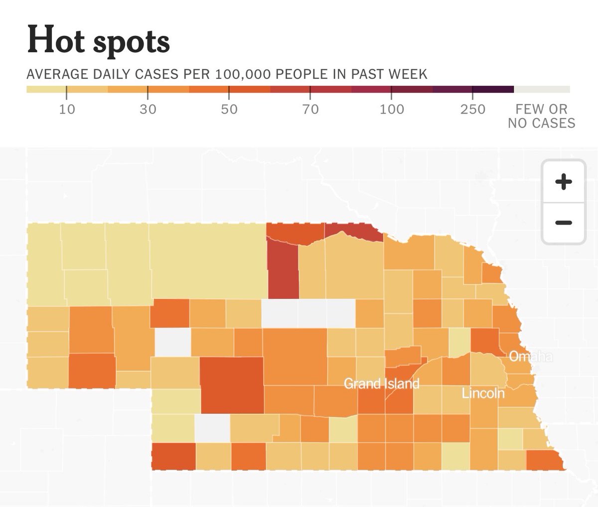 threerivers_ph's tweet photo. New York Times ranked Nebraska as the seventh-highest state for COVID-19 case rates and the ninth-highest state for COVID-19 hospitalizations in the U.S. We need your help to keep Nebraska healthy! #COVID19 #NebraskaStrong @nytimes @NEDHHS https://t.co/AQxZQh45d8