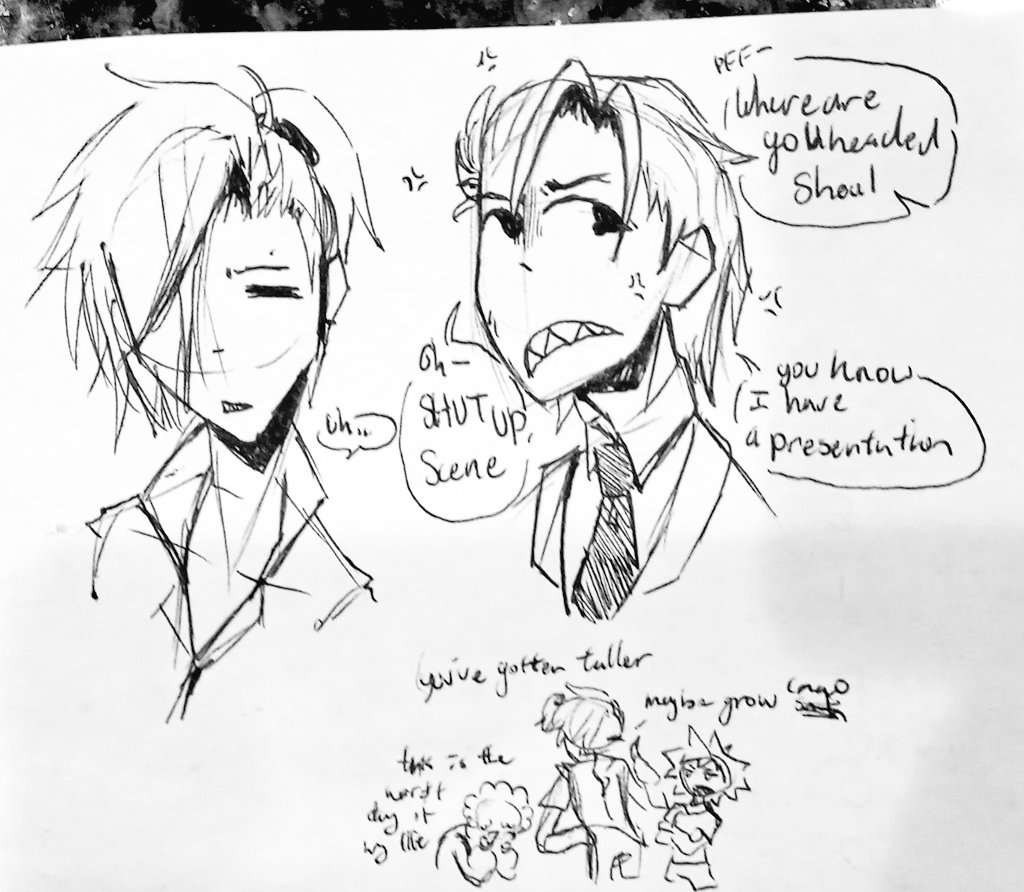 SeaSideSpectre's tweet photo. also these headasses PFPF-
i love the thought of them forever making fun of each other bc friendship
#OTHOC #OTHFandom #OTHFanart https://t.co/6rVhXvl4Vr