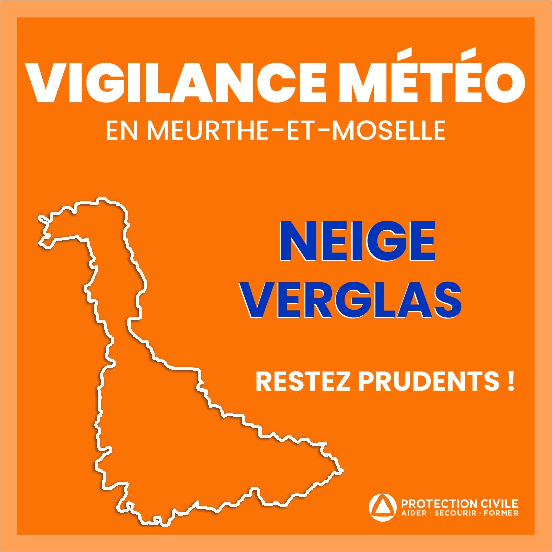 Protec54's tweet photo. #meteo54
Le @Departement54 est placés en vigilance Orange neige et verglas https://t.co/O3Zu8DPUOC