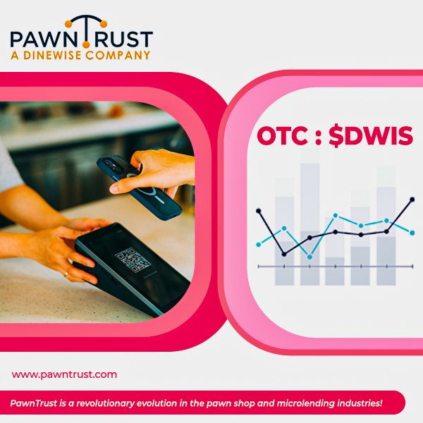 lboren6's tweet photo. Pawntrust ( $DWIS) is making huge strides in the pawn market with its digital pawn and micro-lending platform, plus the #stock is roaring.
$APE $TSLA $SPY
#stocks #stockmarkets #StockToWat
@stockx https://t.co/6fsmi2dbQm