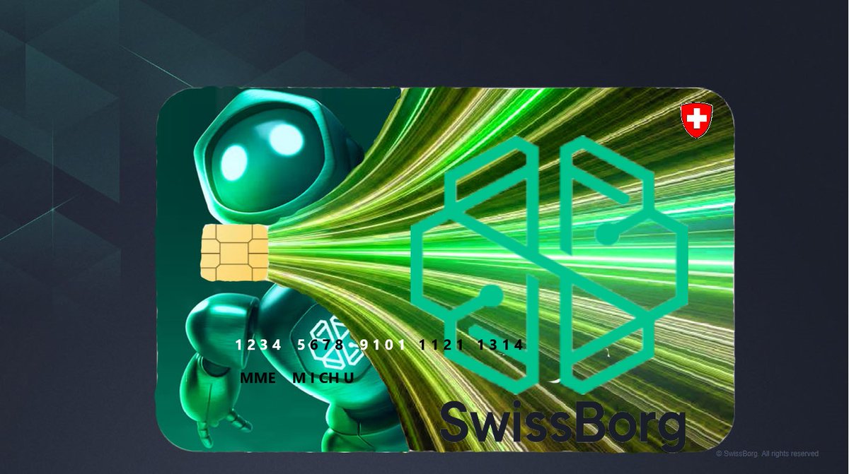 kendo_Christof's tweet image. Voilà ma vision de la CB by @swissborg 
Toute la puissance  de #Swissborg dans ma poche 💳
Et forcément la famille 💚pourra s'en servir @LLiober @asha_crypto7 @RomainSprengers @kyjaborger 
La première carte sera pour la célèbre Mme Michu de @SwissborgMania 🤪
#Launchpad #SB7L