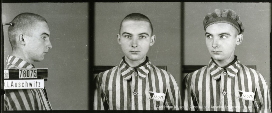 AuschwitzMuseum's tweet photo. 13 December 1921 | A Pole, Romuald Smotrecki, was born in Jarosław.

In #Auschwitz from 27 November 1942.
No. 78075
He perished in the camp on 27 February 1943. https://t.co/cyS45XRvrd