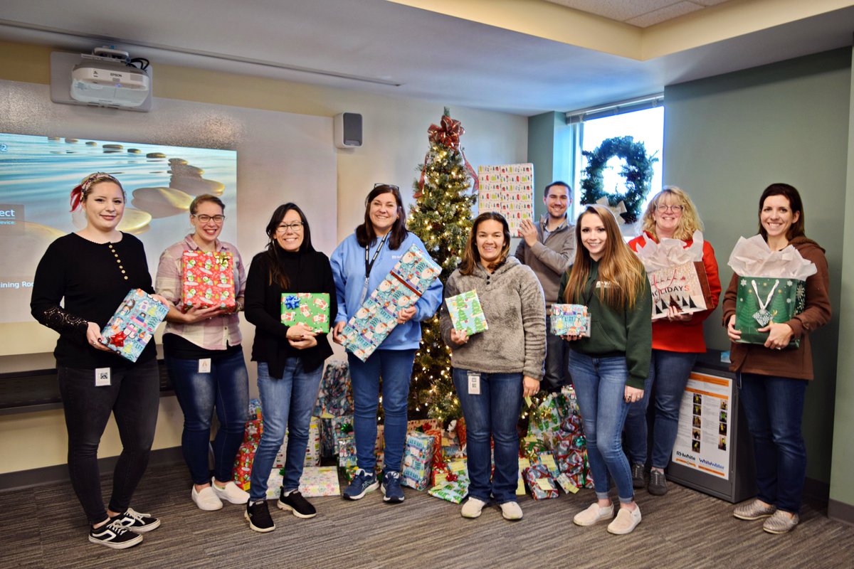 whitewater_inc's tweet image. The Finance Department has partnered with Wonderfund and the Worcester East DCF Office to provide 50 children with gifts for Christmas. Take a look at our elves wrapping all the gifts for the children. #givingback