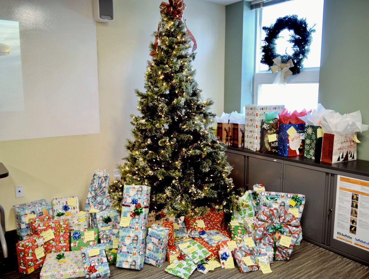 whitewater_inc's tweet image. The Finance Department has partnered with Wonderfund and the Worcester East DCF Office to provide 50 children with gifts for Christmas. Take a look at our elves wrapping all the gifts for the children. #givingback