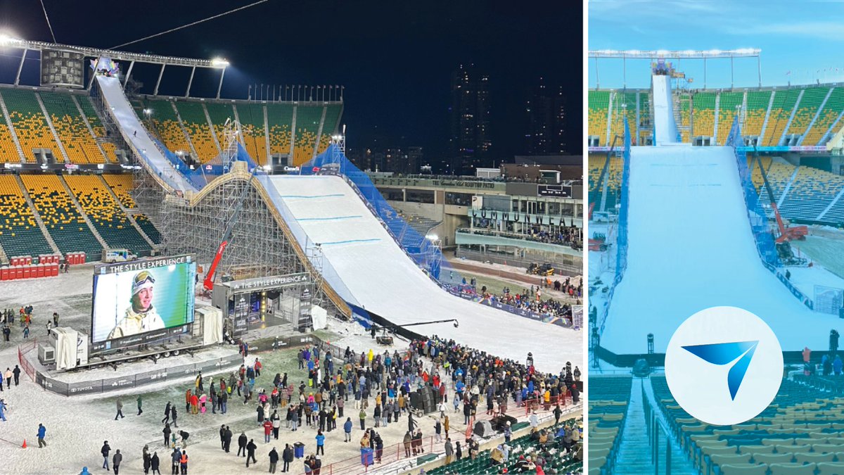 FlyYEG's tweet photo. #YEG was thrilled to support Canada's first Snowboard @fissnowboard Stadium Big Air event, #thestyleexperience. We love seeing action-packed events take place in our community! Congrats to our winner, who won 2 tickets to any of our non-stop destinations. https://t.co/gM12jTEV60 https://t.co/jxjdKad7V4